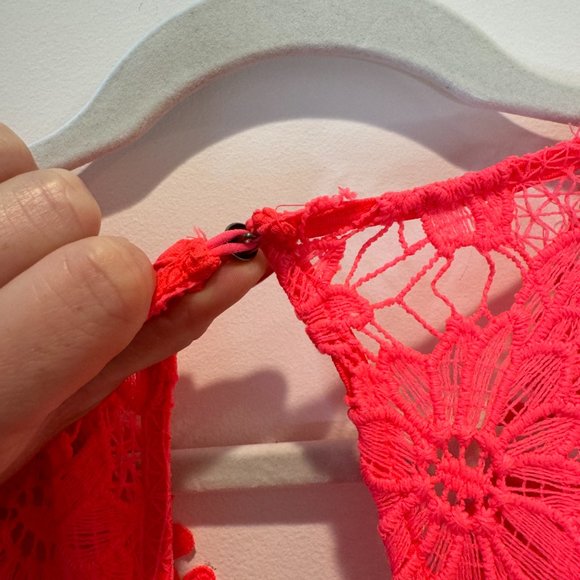 Pink Lace Romper - Picture 3 of 6